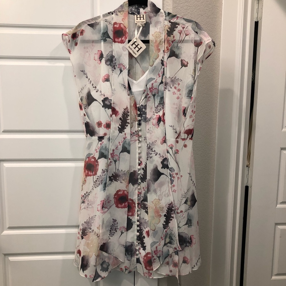 Haute Hippie Floral Dress